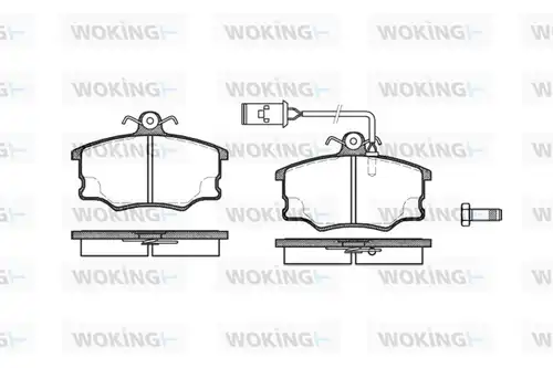 накладки WOKING P0463.52