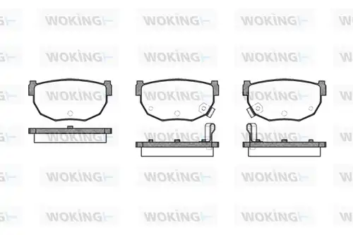 накладки WOKING P0513.12