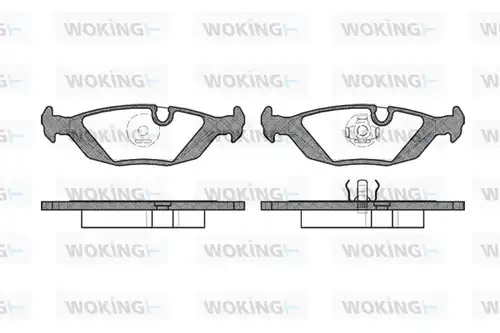 накладки WOKING P0553.00