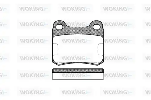 накладки WOKING P0573.00