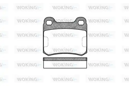 накладки WOKING P0573.10