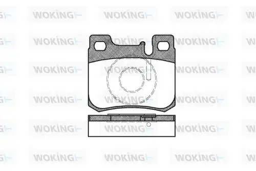 накладки WOKING P0573.20