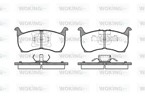 накладки WOKING P0643.00