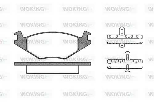 накладки WOKING P0713.20