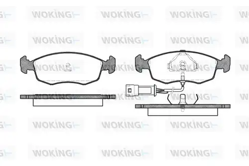 накладки WOKING P0723.02