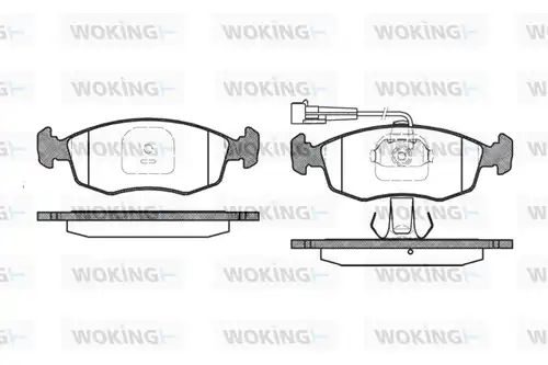 накладки WOKING P0723.12