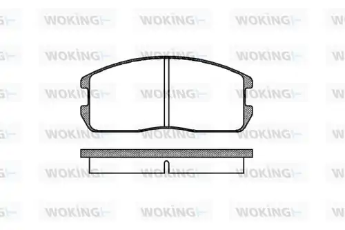 накладки WOKING P0753.00