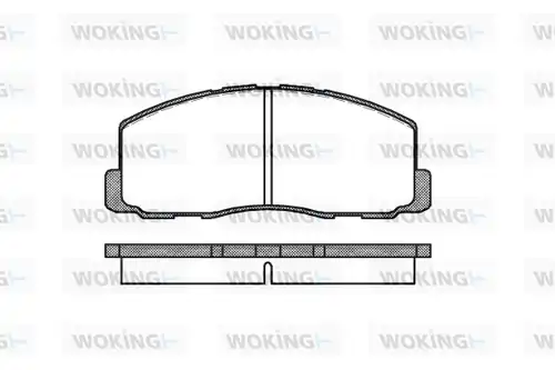 накладки WOKING P0883.00