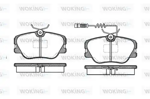 накладки WOKING P0893.02