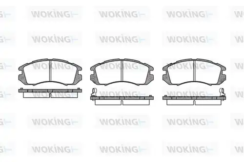 накладки WOKING P0913.12