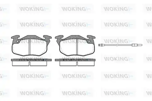 накладки WOKING P0923.12