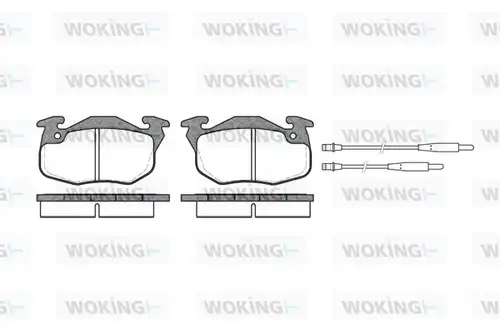 накладки WOKING P0923.34