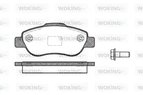 накладки WOKING P10003.00