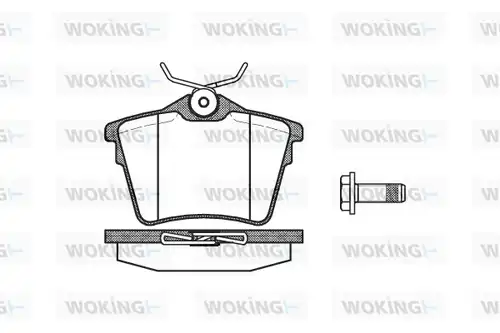 накладки WOKING P10033.00