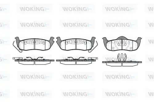 накладки WOKING P10063.10