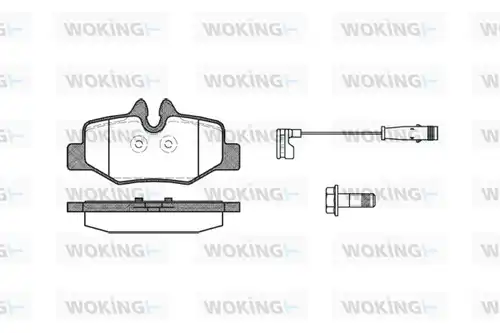 накладки WOKING P10103.02