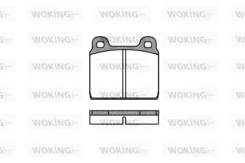 накладки WOKING P1023.00