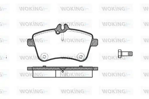 накладки WOKING P10303.00