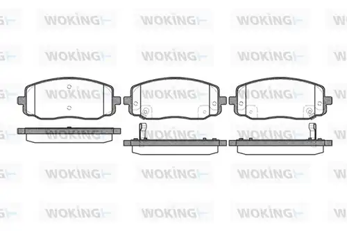 накладки WOKING P10333.02