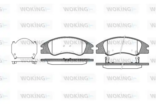 накладки WOKING P10343.02