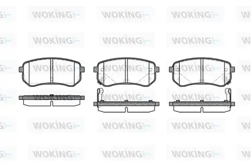 накладки WOKING P10353.02