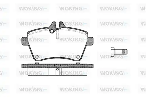 накладки WOKING P10443.00