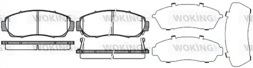 накладки WOKING P10713.12