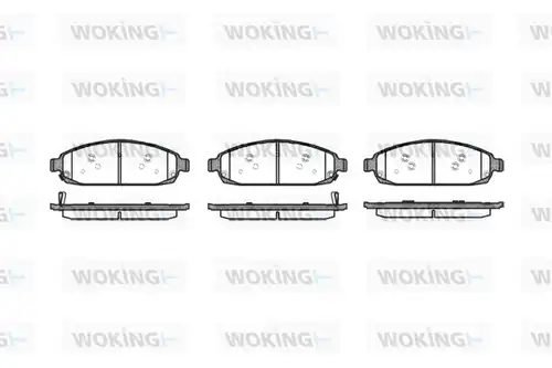 накладки WOKING P10733.02