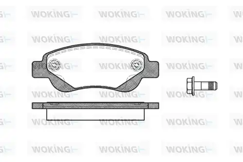 накладки WOKING P10773.00