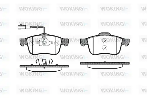 накладки WOKING P10833.02