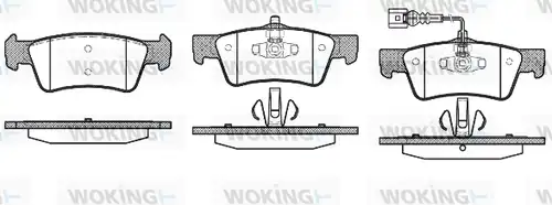 накладки WOKING P10873.01