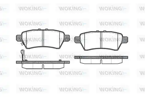 накладки WOKING P10883.01