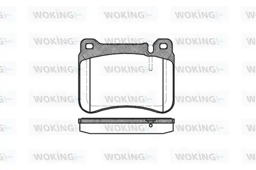 накладки WOKING P10933.00