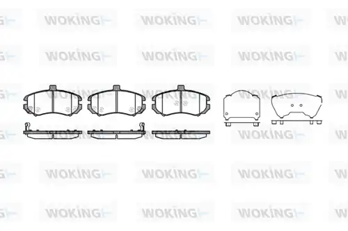 накладки WOKING P10943.02