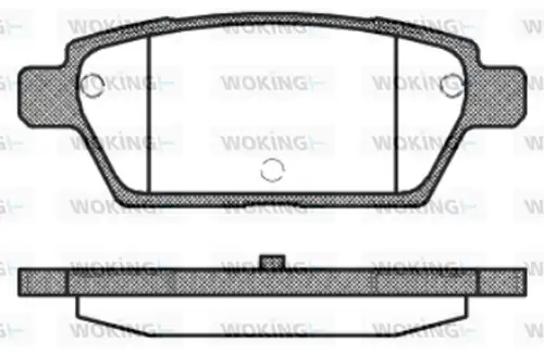 накладки WOKING P10953.10