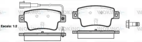 накладки WOKING P10983.02