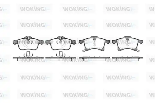 накладки WOKING P11363.02