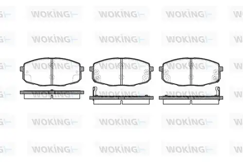 накладки WOKING P11383.02