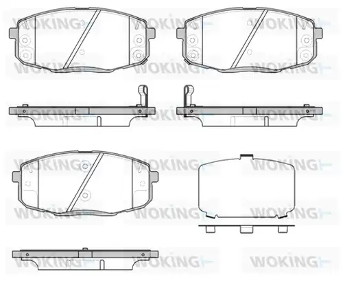 накладки WOKING P11383.12