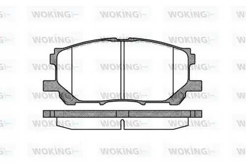 накладки WOKING P11393.00