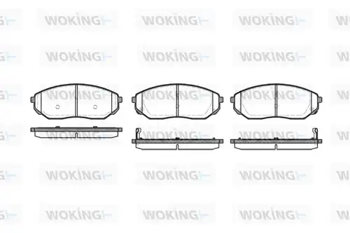 накладки WOKING P11413.02