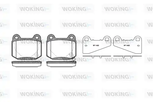 накладки WOKING P1143.52