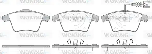 накладки WOKING P11453.11