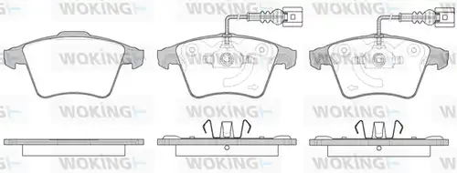 накладки WOKING P11453.22