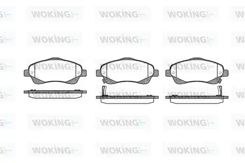 накладки WOKING P11463.02