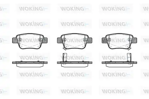 накладки WOKING P11473.02