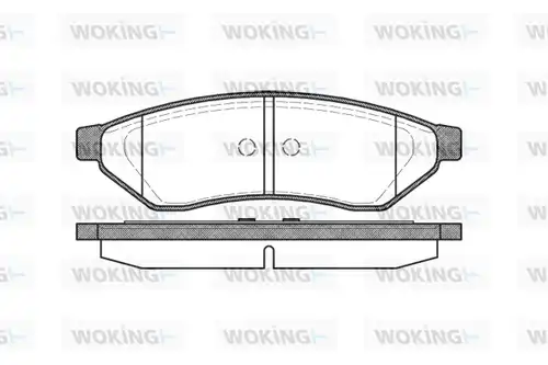 накладки WOKING P11493.00