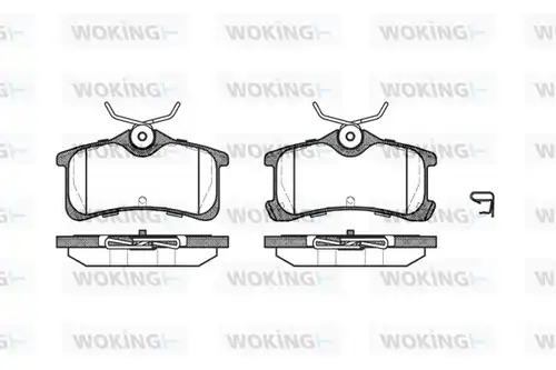 накладки WOKING P11503.02