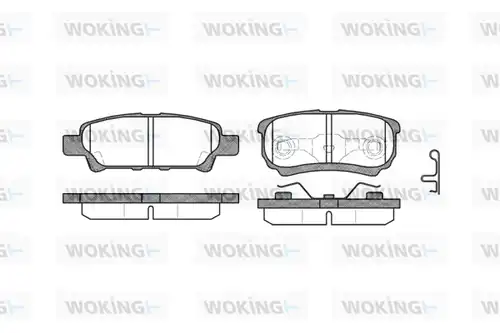 накладки WOKING P11513.02