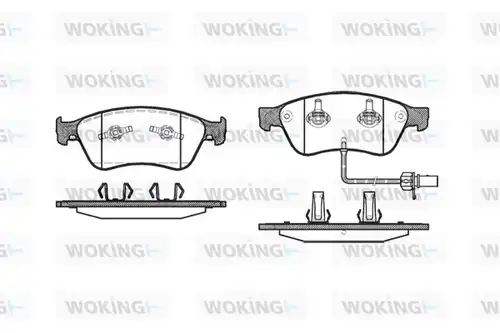 накладки WOKING P11563.02